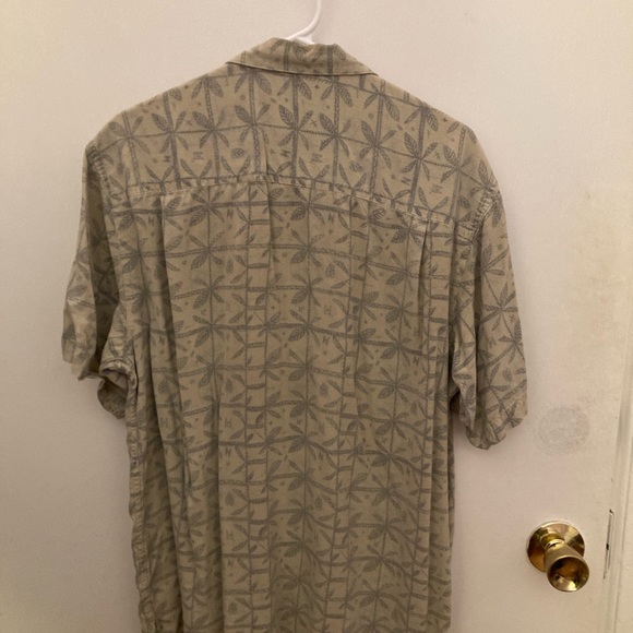 Silk button up shirt size large. - Picture 2 of 3